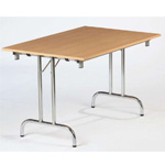 table-pliante-pieds-chromes-3000