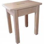 Tabouret en hetre massif