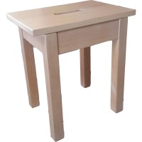 Tabouret en hetre massif